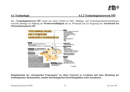 Strategisches Programm OÖ 2000+ - TMG