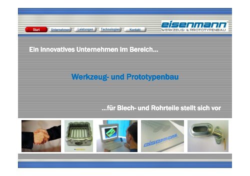 Werkzeug - Die Eisenmann Exhaust Systems GmbH