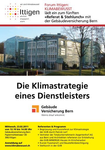 Die Klimastrategie eines Dienstleisters - Wir sind klimabewusst!