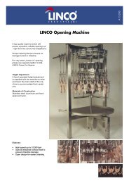 LINCO Opening Machine - Baader