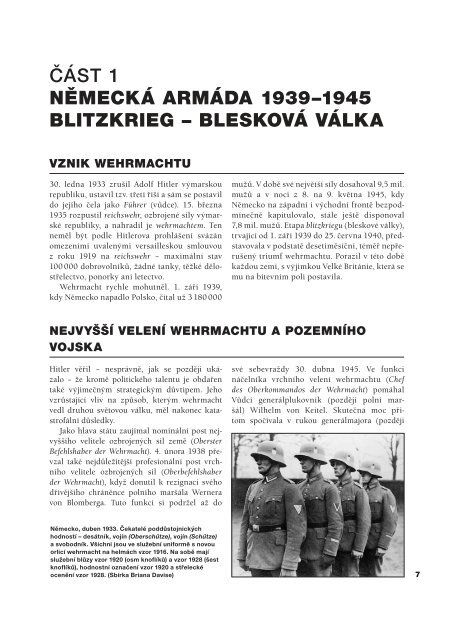 ČÁST 1 NĚMECKÁ ARMÁDA 1939–1945 BLITZKRIEG ... - Albatros