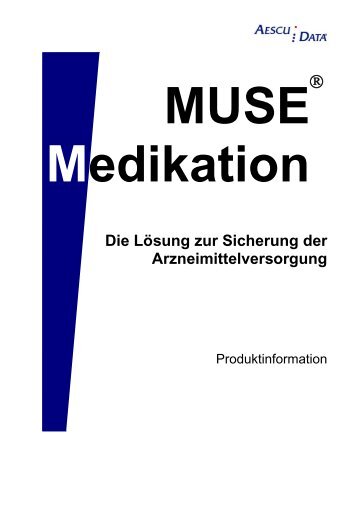 MUSE Medikation - Aescudata GmbH