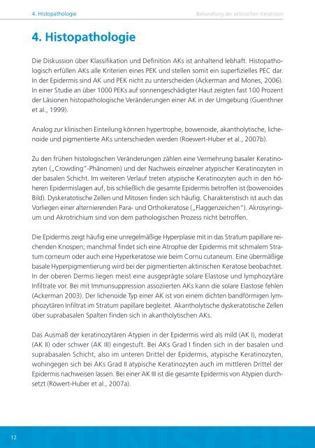 Leitlinie zur Behandlung der aktinischen Keratosen (PDF)