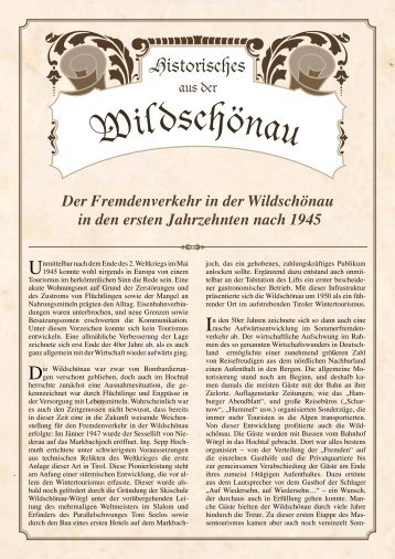 Die Anfänge des Fremdenverkehrs Teil 2 (140 KB) - .PDF