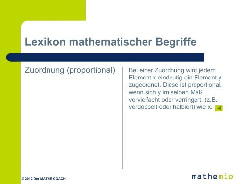 Prozentrechnung by mathemio - Der MATHE COACH