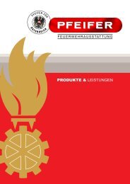 PRODUKTE & LEISTUNGEN - Pfeifer Feuerwehrbekleidung