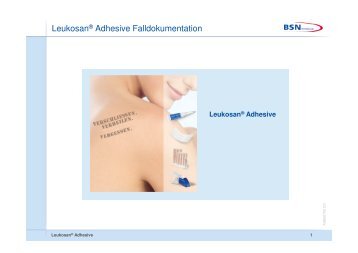 Leukosan® Adhesive Falldokumentation - bei BSN medical