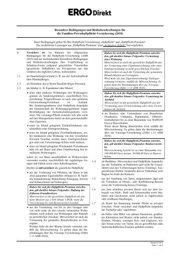 PDF, 176 KB - ERGO Direkt Versicherungen
