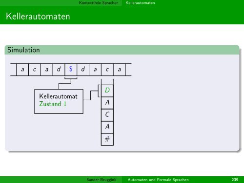 Automaten und Formale Sprachen“ alias ” Theoretische Informatik ...