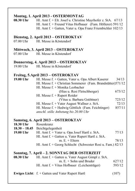 Osterpfarrbrief 2013.pdf - Pfarre Henndorf am Wallersee