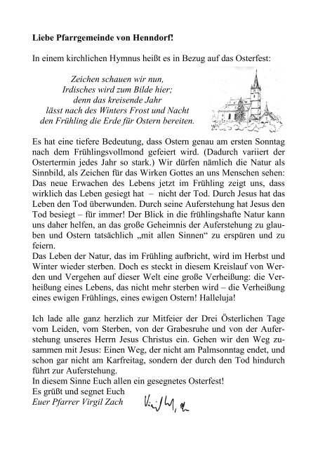 Osterpfarrbrief 2013.pdf - Pfarre Henndorf am Wallersee