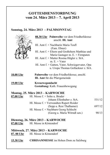 Osterpfarrbrief 2013.pdf - Pfarre Henndorf am Wallersee