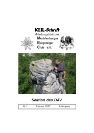 Ausgabe 2007 (ca. 1 MB) - Mecklenburger Bergsteigerclub ...
