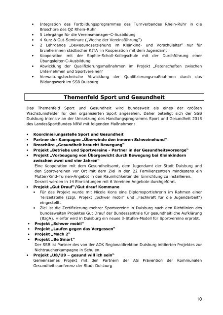 BI-PRE 2008.pdf - Stadtsportbund Duisburg e.V.