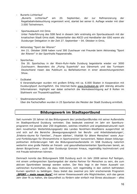 BI-PRE 2008.pdf - Stadtsportbund Duisburg e.V.