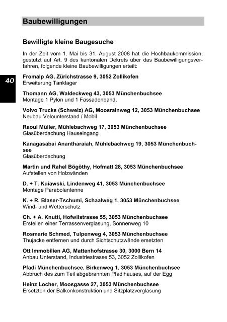 Buchsi-Info 2008/5 - Gemeinde Münchenbuchsee