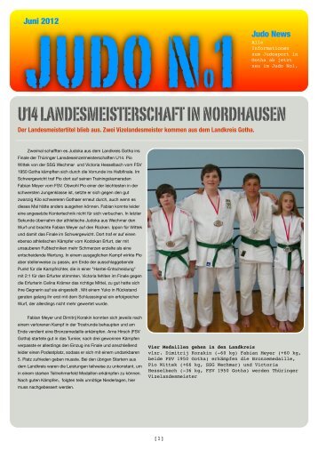 Judo No1 Juni 12 - FSV 1950 Gotha eV