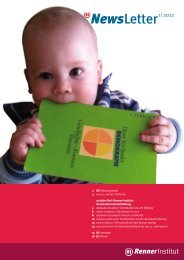 Download Newsletter 1-2012 - Renner Institut