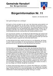 Rundbrief Nr. 11 - Verwaltungsgemeinschaft Trebgast