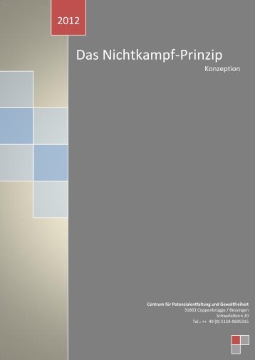 Das Nichtkampf-Prinzip