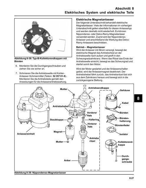 8 - Kohler Engines