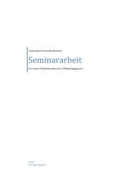 Beispiel II einer Seminararbeit - Technische Universität München