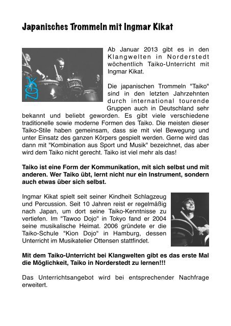 Taiko Norderstedt_Flyer3 - Kion Dojo