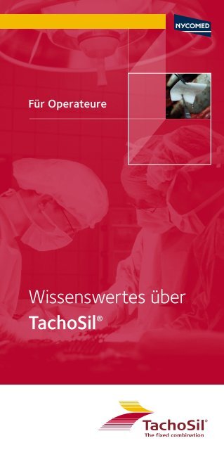 Wissenswertes über TachoSil® - Takeda Forum