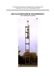 DER GLOCKENTURM IM TSCHARNERGUT - FELIX FORRER GmbH