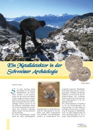 Ein Metalldetektor in der Schweizer Archäologie S - Romano Agola