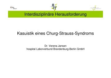 Dr. Verena Jansen - hospital Laborverbund Brandenburg-Berlin ...