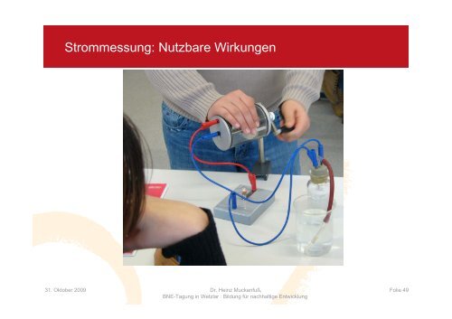 Das Basiskonzept Energie im Elektrikunterricht der Sekundarstufe I ...