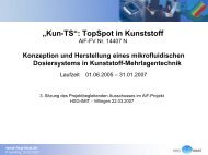 „Kun-TS“: TopSpot in Kunststoff