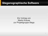 Steganographische Software