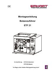 Montageanleitung ETF21D/M DE