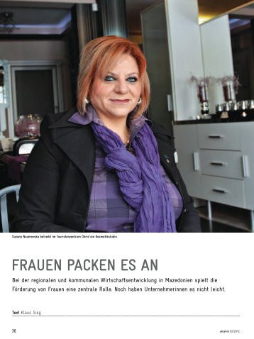 Akzente Frauen packen es an (2/2012) - GIZ