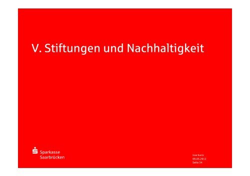 Vortrag - Stiftung Bürgerengagement Saar