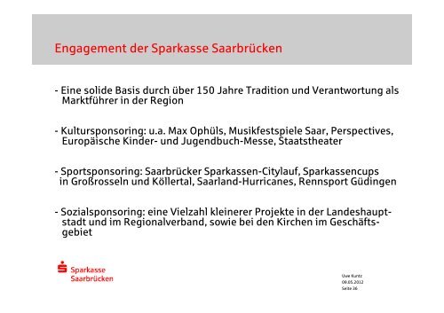 Vortrag - Stiftung Bürgerengagement Saar