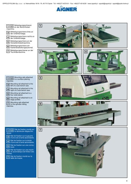 Rail de fixation - Oppold Polska Sp. z oo