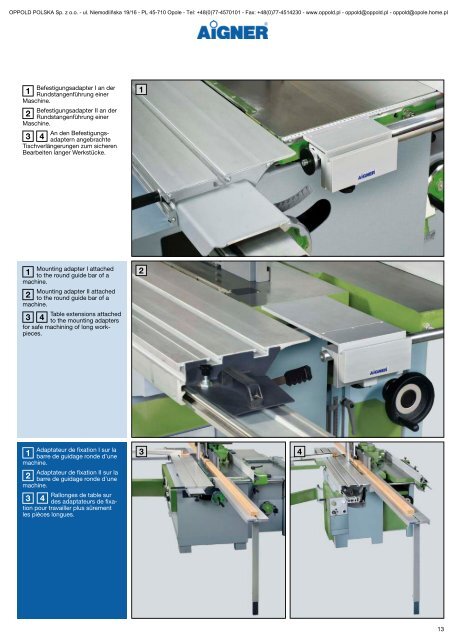 Rail de fixation - Oppold Polska Sp. z oo