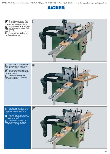 Rail de fixation - Oppold Polska Sp. z oo