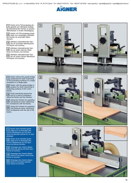 Rail de fixation - Oppold Polska Sp. z oo