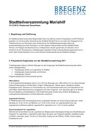 Protokoll Stadtteilversammlung121018 - Bregenz