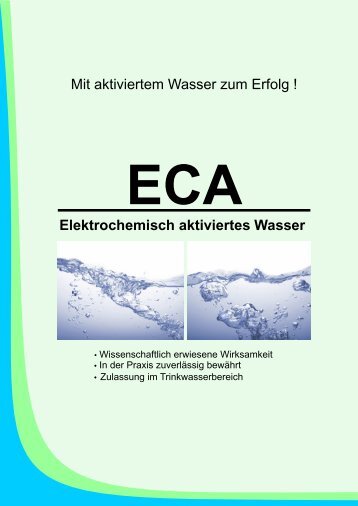 Elektrochemisch aktiviertes Wasser - ELIOD GmbH