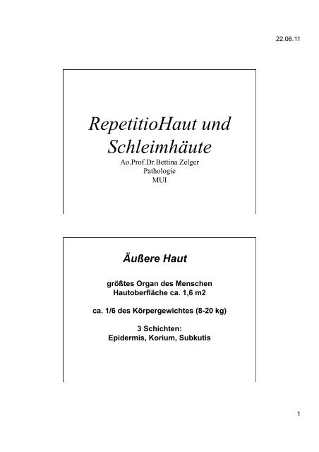 Repetitio Haut- Schleimhaut 20.6.11.-1 - MedStud.at