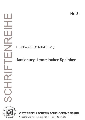 SR8 - Auslegung keramischer Speicher - Österreichischer ...