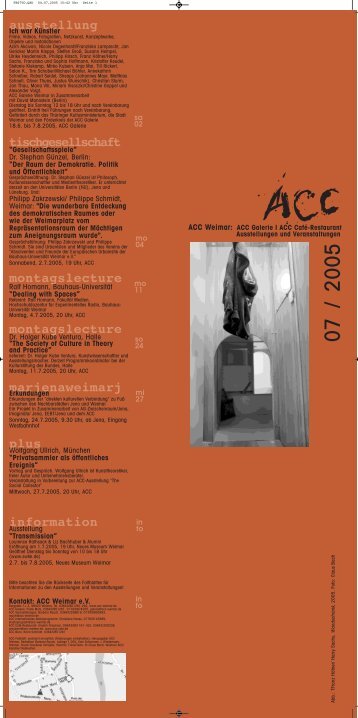 Juli 2005 - ACC Weimar