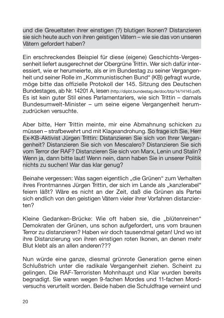 Die blutigen Ikonen der Grünen - Die deutschen Konservativen e.V.