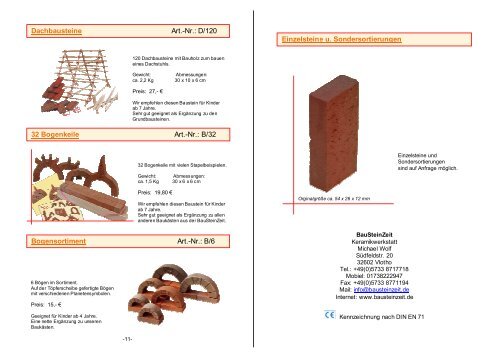 Katalog 2013 PDF - BauSteinZeit