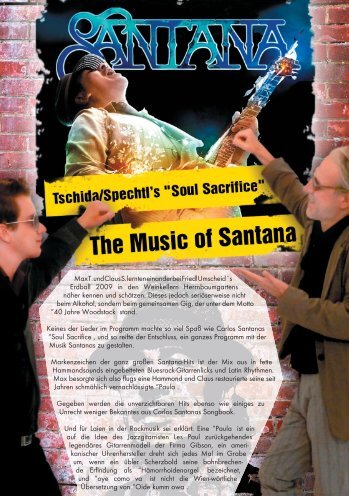 Soul Sacrifice The Music of Santana - claus spechtl